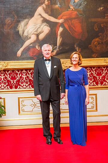 Seehofers Neujahrsempfang in der Residenz in München