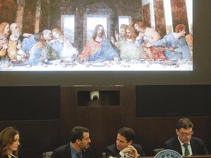 Italien feiert Leonardo da Vinci.