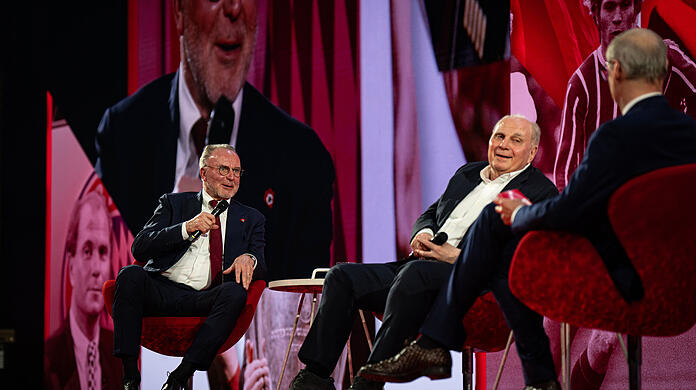 Waren Teil eines Talks, der von Günther Jauch moderiert wurde: Karl-Heinz Rummenigge und Uli Hoeneß.