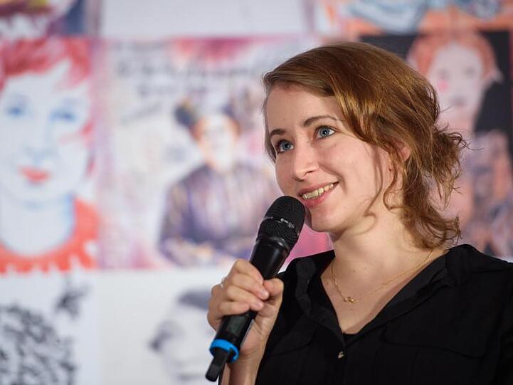 Margarete Stokowski, Autorin und Kolumnistin, wird ausgezeichnet.