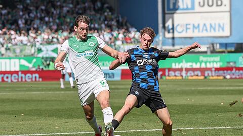 M&uuml;nz (l) verl&auml;sst die SpVgg Greuther F&uuml;rth. (Archivfoto)