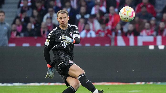 Bayerns Torhüter Manuel Neuer in Aktion.
