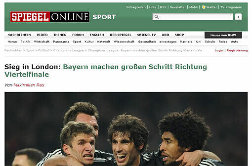 Weitere Pressestimmen Bayern Arsenal