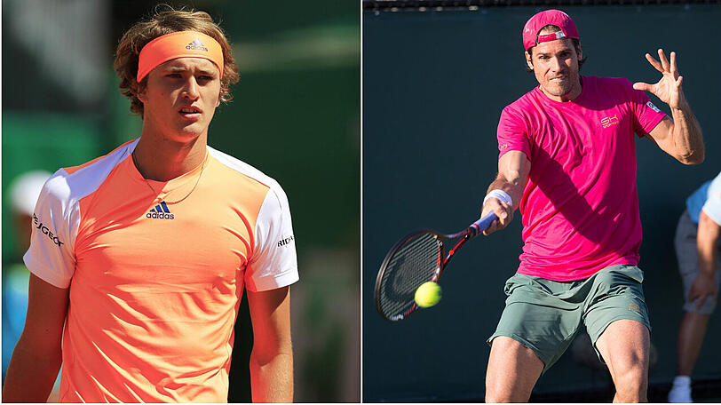 Alexander Zverev steht im Achtelfinale, während Tommy Haas ausscheidet.