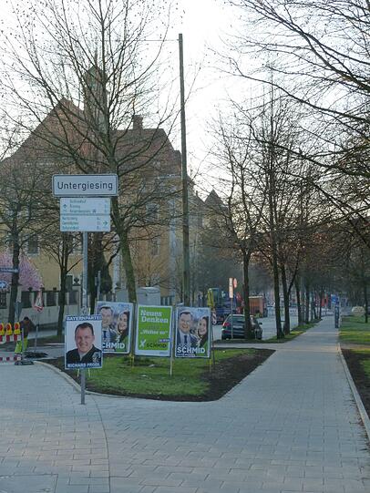 Auch in Untergiesing wurde gewählt.