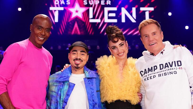 Bruce Darnell, Tony Bauer, Ekaterina Leonova und Dieter Bohlen (v.l.n.r.) haben 2025 "Das Supertalent" gesucht.