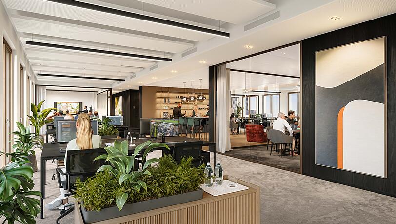 So sollen die Büros des "Monaco" aussehen. So sollen die Büros des "Monaco" aussehen.