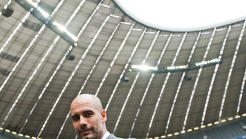 Nach drei Jahren Bayern ist Schluss: Pep Guardiola wechselt zur neuen Saison nach England zu Manchester City. Nach drei Jahren Bayern ist Schluss: Pep Guardiola wechselt zur neuen Saison nach England zu Manchester City.