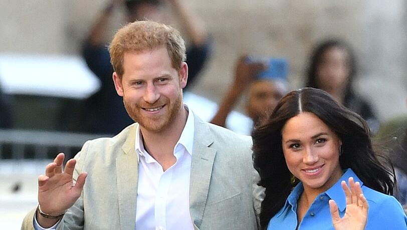 Prinz Harry und seine Frau Meghan 2019 in Kapstadt.