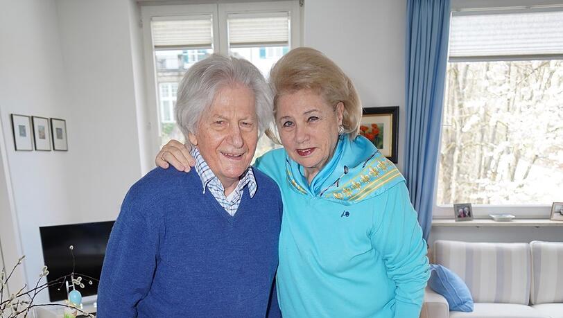 Heinz Hartmann und seine Ehefrau Marietherese. Heinz Hartmann und seine Ehefrau Marietherese.
