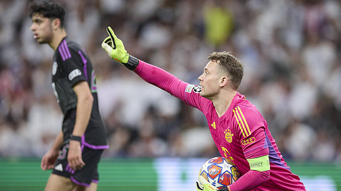 Manuel Neuer zeigte gegen Real Madrid lange eine herausragende Leistung, patzte dann aber kurz vor Schluss folgenschwer.