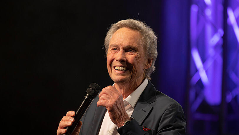 Peter Kraus im April 2023 in der Alten Oper Frankfurt.