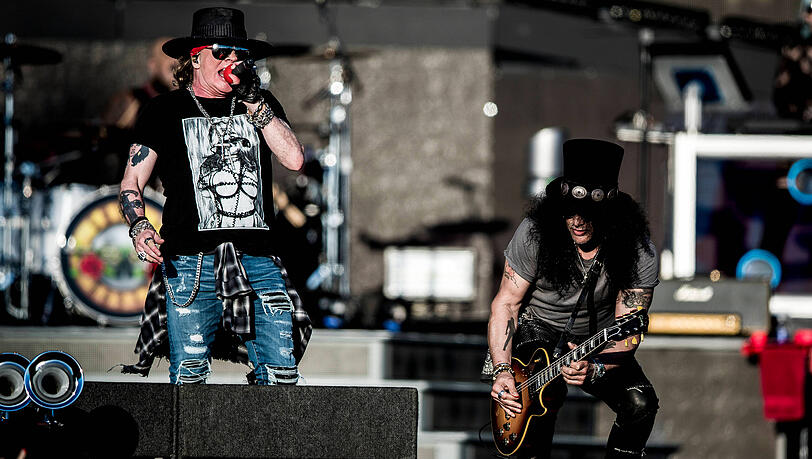 Guns N' Roses waren die erste Band, die in der Münchner Allianz Arena ein volles Konzert spielen durften. (Archivbild) Guns N' Roses waren die erste Band, die in der Münchner Allianz Arena ein volles Konzert spielen durften. (Archivbild)