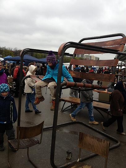 Impressionen vom Riesenflohmarkt - aufgenommen von AZ-Leser Kurt Böttner.