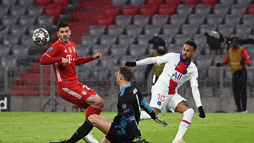 Derzeit in der Reha nach seiner Knie-OP: Lucas Hernández. Derzeit in der Reha nach seiner Knie-OP: Lucas Hernández.