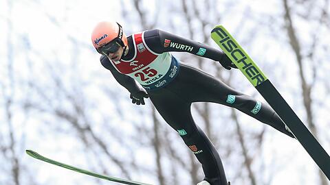 Sprang in Finnland auf Platz sechs: Karl Geiger.