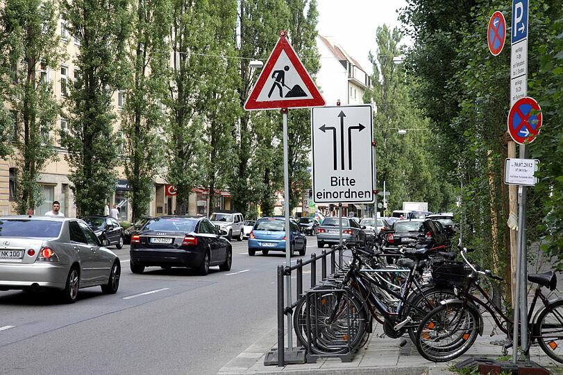 Fahrrad-Abstellplätze: Diese gehen zu Lasten von Parkplätzen.