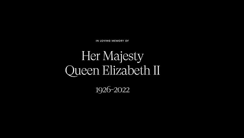 So nehmen Harry und Meghan Abschied von der Queen: Sie haben die Homepage ihrer Stiftung "archewell" schwarz gefärbt. So nehmen Harry und Meghan Abschied von der Queen: Sie haben die Homepage ihrer Stiftung "archewell" schwarz gefärbt.