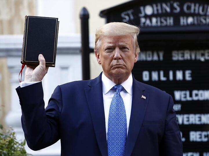 80 Prozent der Deutschen sehen US-Präsident Donald Trump als Spalter.