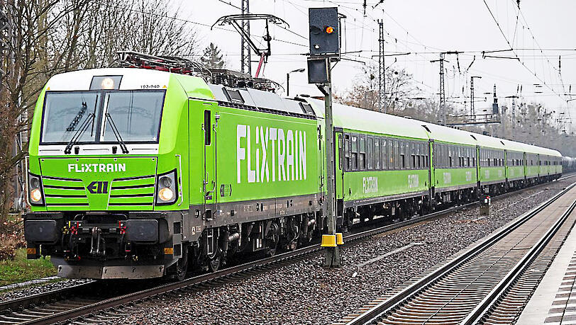 Rollt der giftgrüne Flixtrain bald auch in den Münchner Hauptbahnhof ein? Nicht ausgeschlossen.