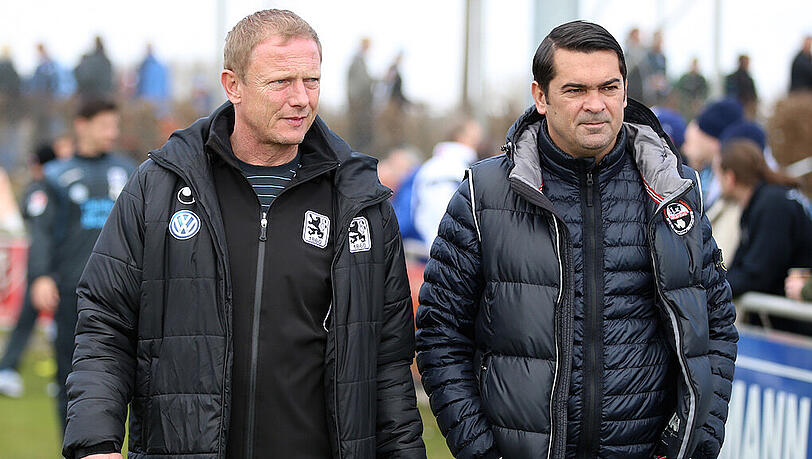 Torsten Fröhling und Gerhard Poschner beim Testspiel des TSV 1860 gegen Rubin Kazan. Torsten Fröhling und Gerhard Poschner beim Testspiel des TSV 1860 gegen Rubin Kazan.
