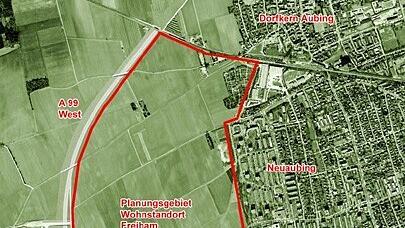Der Stadtbezirk wird neu bebaut.