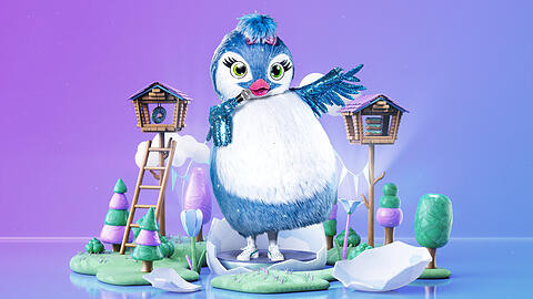 Piepst auf der großen Bühne von "The Masked Singer": das Küken.