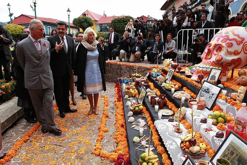 Prinz Charles und Camilla bei ihrem Besuch in Mexiko.