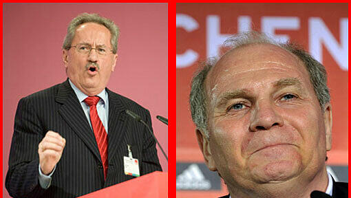Münchens Oberbürgermeister Christian Ude und Bayern-Präsident Uli Hoeneß gelten gemeinhin nicht als beste Freunde. Doch im Konflikt mit Fifa-Boss Sepp Blatter stützt Ude den Bayern-Präsidenten. Münchens Oberbürgermeister Christian Ude und Bayern-Präsident Uli Hoeneß gelten gemeinhin nicht als beste Freunde. Doch im Konflikt mit Fifa-Boss Sepp Blatter stützt Ude den Bayern-Präsidenten.