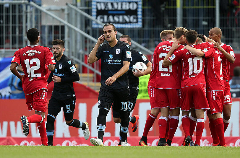 Der Stachel sitzt tief bei Michael Liendl: Der Österreicher nach dem Treffer zum 0:1 in Würzburg.