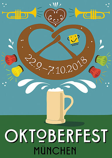 Oktoberfest-Plakat-Entwurf.