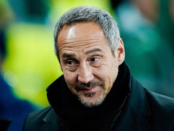 Frankfurts Trainer Adi Hütter siegte mit seinem Team beim FC Arsenal.