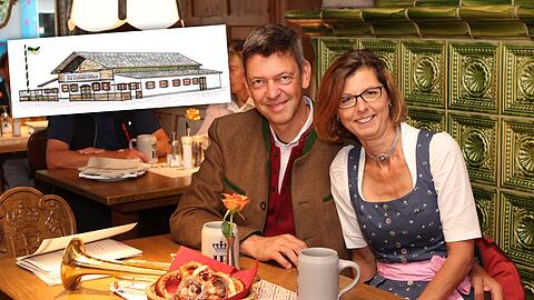 Alte Hasen im Gastro-Geschäft und ab heuer neue Wirte auf der Oidn Wiesn: Gerdi und Peter Reichert.