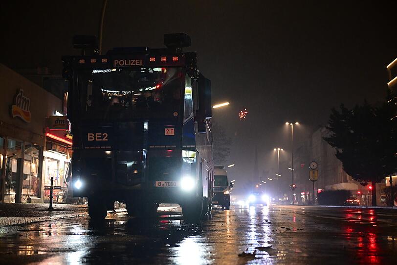Die Polizei war im Gro&szlig;einsatz.