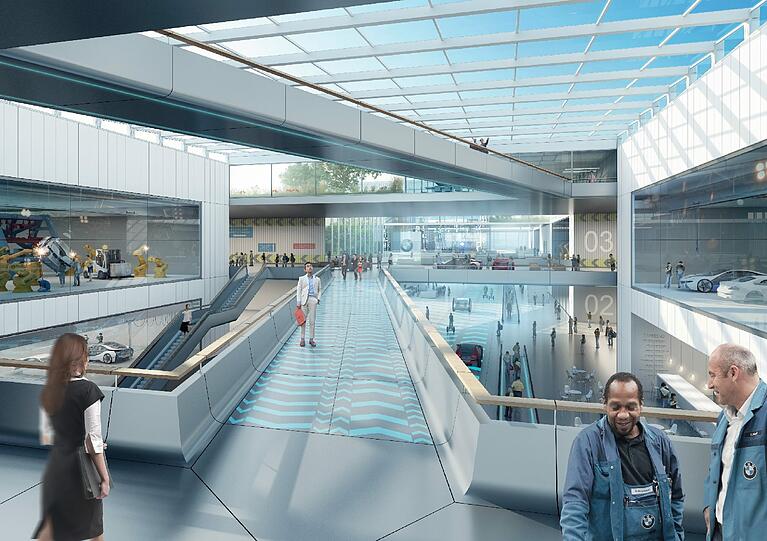 Die Grafik zeigt, wie das FIZ Future aussehen soll. Die Architekten kommen teilweise aus München.