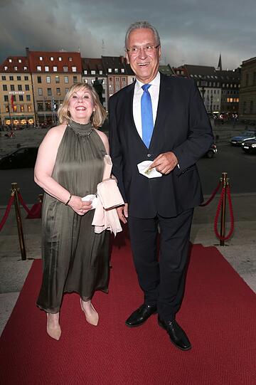 Minister Joachim Hermann mit Ehefrau Gerswid