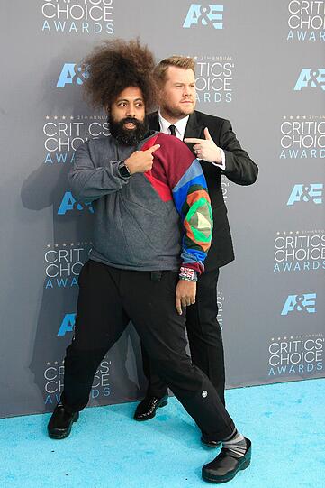 Reggie Watts und James Corden