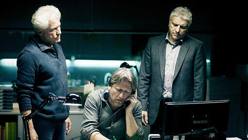 Kriminalhauptkommissar Ivo Batic (Miroslav Nemec, v.l.), Carlo Menzinger (Michael Fitz) und Kriminalhauptkommissar Franz Leitmayr (Udo Wachtveitl). Kriminalhauptkommissar Ivo Batic (Miroslav Nemec, v.l.), Carlo Menzinger (Michael Fitz) und Kriminalhauptkommissar Franz Leitmayr (Udo Wachtveitl).