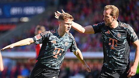 Auch ohne Binde am Arm fliegt Ersatz-Kapitän Joshua Kimmich in Richtung Meisterschaft.