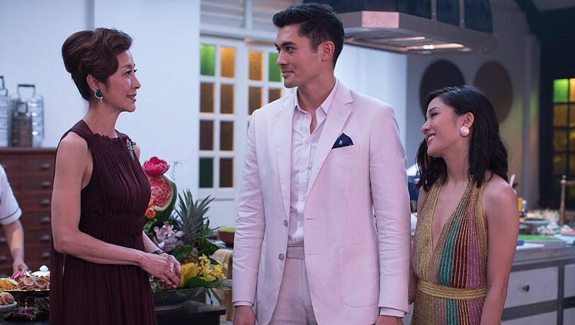 Michelle Yeoh, Henry Golding und Constance Wu (v.l.) in "Crazy Rich Asians". Michelle Yeoh, Henry Golding und Constance Wu (v.l.) in "Crazy Rich Asians".