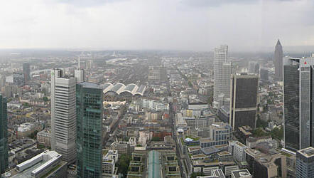 Blick vom Main-Tower, Foto: M.J. Zirbes Blick vom Main-Tower, Foto: M.J. Zirbes