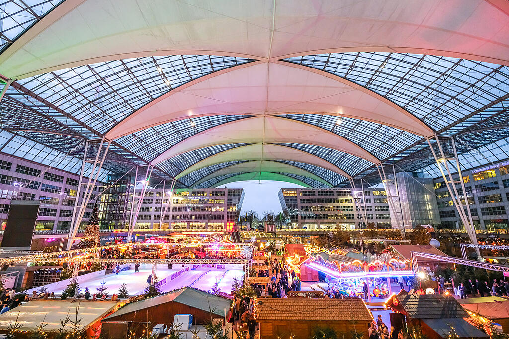 Christkindlmarkt Flughafen München 2018 Parken www.abendzeitung-muenchen.de
