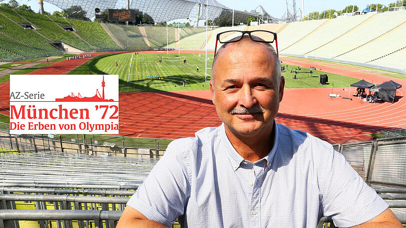 Zu Bundesliga-Zeiten haben er und seine Leute hier 70 Mähgänge im Jahr gemacht: Greenkeeper Michael Amberger im Olympiastadion.