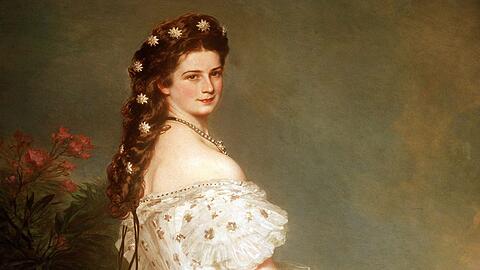 Ein Gemälde der Kaiserin Elisabeth.