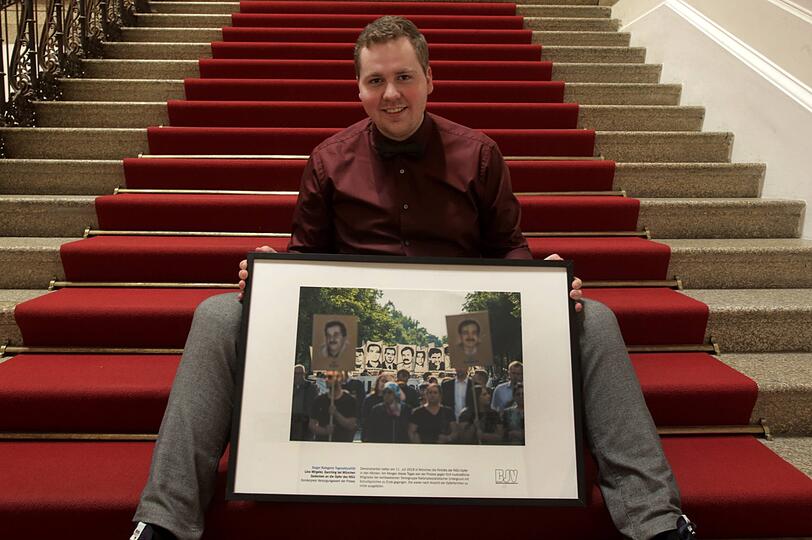 Der Gewinner in der Kategorie "Tagesaktualität": Lino Mirgeler.