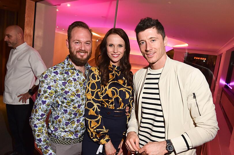 Markus Kern, Susanne Schöne und Robert Lewandowski