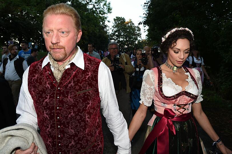 Boris Becker mit Frau Lilly!