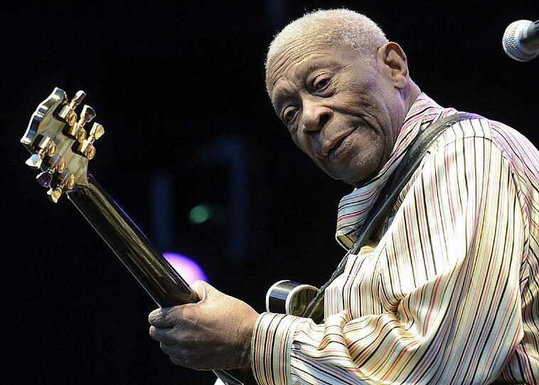 B. B. King beim Sunset Festival in Zürich.