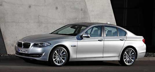 Ein Bild von einem Auto: der neue 5er BMW.