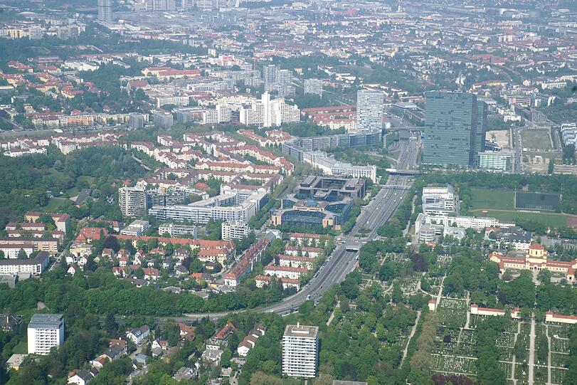 München aus der Luft